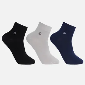 Men's Premium Bamboo Ankle Socks | Assorted - Pack of 3