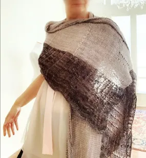 Shantay shawl, knit kit