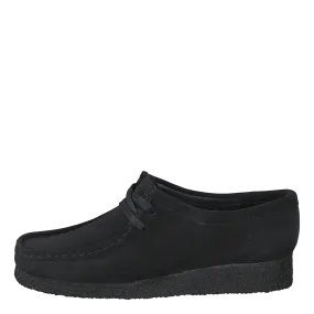 Wallabee Black Suede